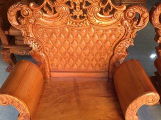 Bộ Bàn Ghế Hoàng Gia Mặt Liền của Đồ Gỗ Phạm Gia