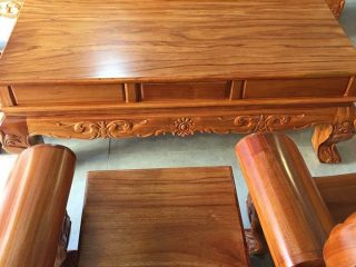 Bộ Bàn Ghế Hoàng Gia Mặt Liền của Đồ Gỗ Phạm Gia