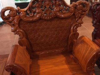 Bàn Ghế Hoàng Gia gỗ hương đá của Đồ Gỗ Phạm Gia