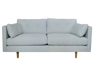 Sofa Roma 2 chỗ + 1 armchair Mẫu 2 Màu Trắng Xanh của Đồ Gỗ Phạm Gia