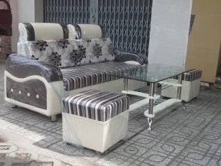 Sofa phòng khách nhỏ của Đồ Gỗ Phạm Gia
