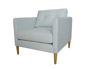 Sofa Roma 2 chỗ + 1 armchair Mẫu 2 Màu Trắng Xanh của Đồ Gỗ Phạm Gia