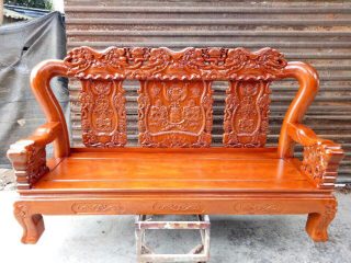 Bộ Bàn Ghế Quốc Voi Gỗ Hương Đá của Đồ Gỗ Phạm Gia