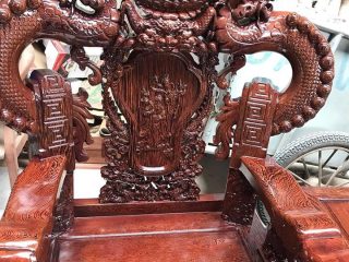 Bộ Bàn Ghế Nghê Khuỳnh Gỗ Mun Công của Đồ Gỗ Phạm Gia