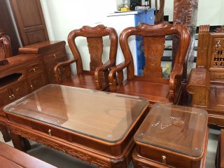 Bộ Bàn Ghế Triện Gỗ Gõ Đỏ Tay 10 của Đồ Gỗ Phạm Gia