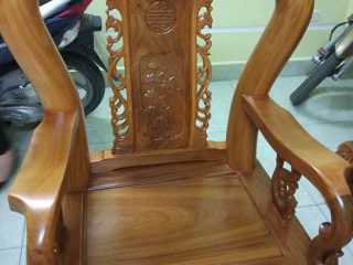 Bộ Bàn Ghế Giả Cổ Trạm Quốc Đào của Đồ Gỗ Phạm Gia