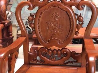 Bộ Bàn Ghế Giả Cổ Kiểu Guột của Đồ Gỗ Phạm Gia