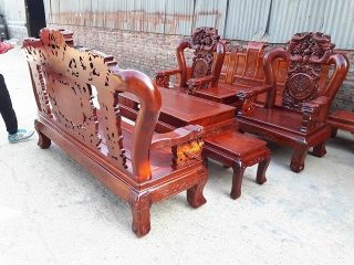 Bộ Bàn Ghế Rồng Trầu của Đồ Gỗ Phạm Gia