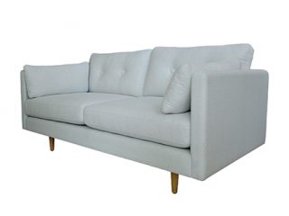 Sofa Roma 2 chỗ + 1 armchair Mẫu 2 Màu Trắng Xanh của Đồ Gỗ Phạm Gia