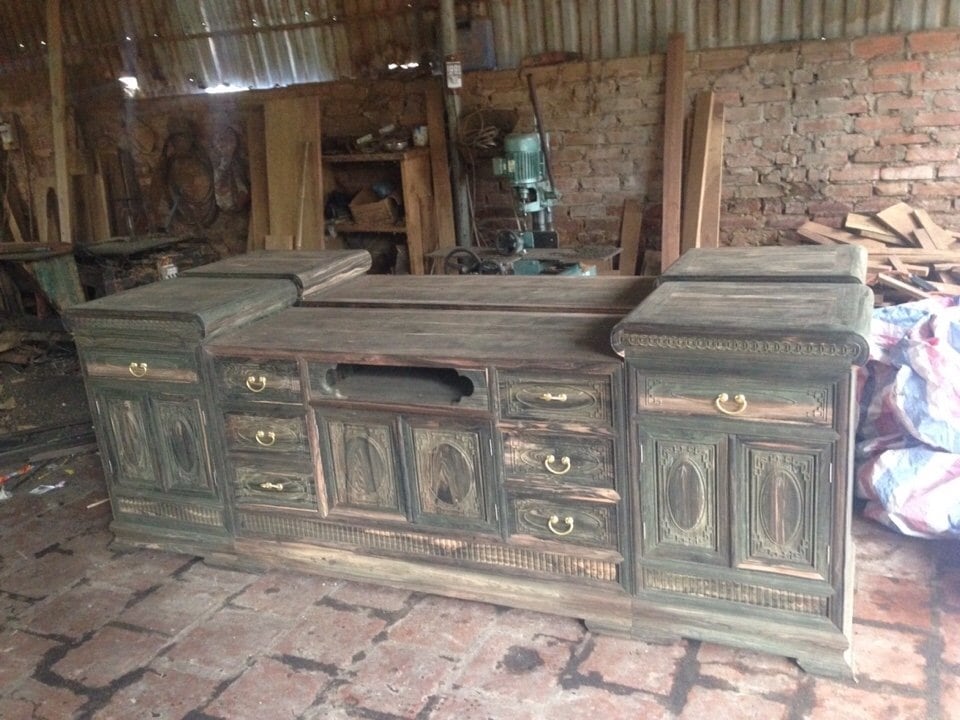 Kệ Tivi Mõ Lõm của Đồ Gỗ Phạm Gia