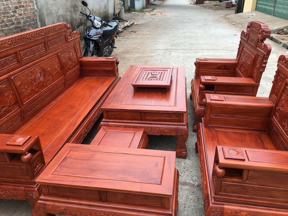 Bộ Bàn Ghế Phù Dung của Đồ Gỗ Phạm Gia