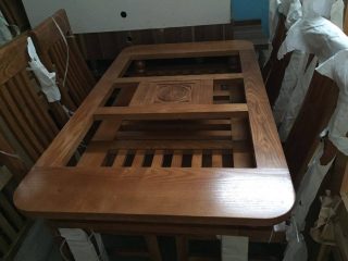 Bộ Bàn Ăn 2 Tầng của Đồ Gỗ Phạm Gia