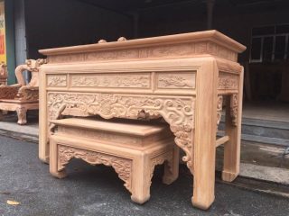 Án Gian Gỗ Gõ Đỏ Kate của Đồ Gỗ Phạm Gia