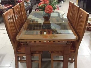 Bộ Bàn Ăn 2 Tầng của Đồ Gỗ Phạm Gia