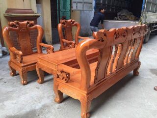 Bộ Bàn Ghế Gỗ Sồi của Đồ Gỗ Phạm Gia