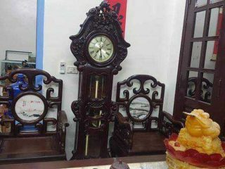 Bộ Bàn Ghế Móc Mỏ Khảm Đá của Đồ Gỗ Phạm Gia