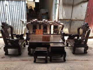 Bộ Bàn Ghế Minh Quốc Nghê của Đồ Gỗ Phạm Gia