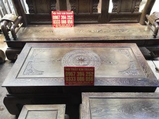 Bàn Ghế Tần Thủy Hoàng Tay 14 của Đồ Gỗ Phạm Gia