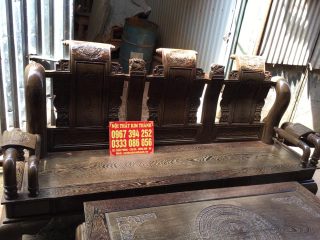 Bàn Ghế Tần Thủy Hoàng Tay 14 của Đồ Gỗ Phạm Gia