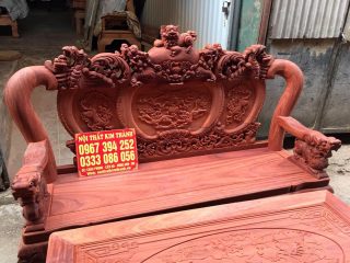 Nghê Đỉnh Hương Đỏ Nam Phi của Đồ Gỗ Phạm Gia