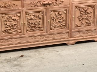 Kệ tivi mõ phẳng gỗ hương đá đục kênh bong sâu 2cm cực đẹp (hàng đặt chú Thịnh, Nam Định)