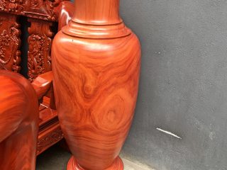 Bộ bàn ghế Minh quốc voi chiến tay cột 12 gỗ hương đá (Chú Đệ, Thái Bình)