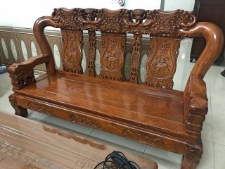 Bộ bàn ghế Minh quốc voi chiến gỗ cẩm chỉ (Anh Đăng, Phú Thọ)