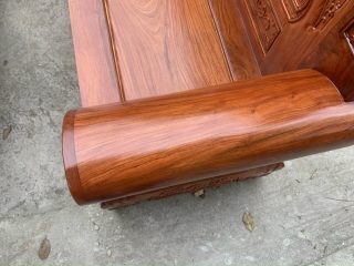 Bộ bàn ghế Khổng Tử gỗ hương đá 6 món (Chú Ninh, Phú Thọ)