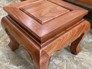 Bộ bàn ghế Sơn Thủy gỗ hương đá 6 món (Anh Quyết, Nghệ An)