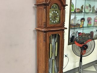 Đồng hồ cây mẫu tứ trụ gỗ hương vân 210x80cm (Anh Sơn, Nam Định)