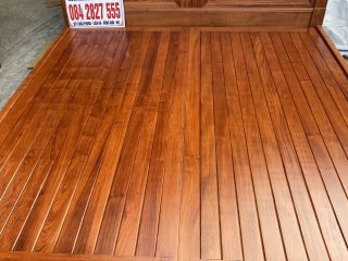 Giường ngủ 1m8x2m gỗ hương đá hàng siêu dày dặn (Bác Lương, Quảng Ninh)