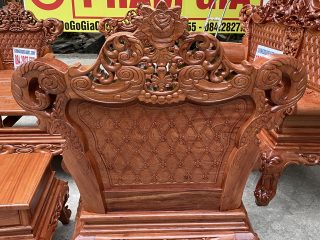 Bộ bàn ghế HoànBộ bàn ghế Hoàng Gia v3 gỗ hương đá 10 món đục 2 mặt cực đẹp g Gia v3 gỗ hương đá 10 món đục 2 mặt cực đẹp