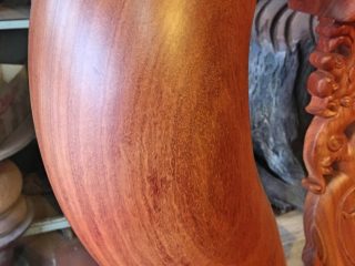 Siêu khủng bộ bàn ghế Minh Quốc Nghê Đỉnh tay cột 26cm gỗ hương đỏ (Anh Vũ, Nam Định)