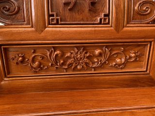 Siêu phẩm bộ ghế Tần Thuỷ Hoàng tay cột 16cm liền khối (Anh Bắc, Hải Dương)