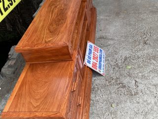 Kệ tivi sofa 2m4 gỗ hương đá hàng vip chọn vân siêu đẹp