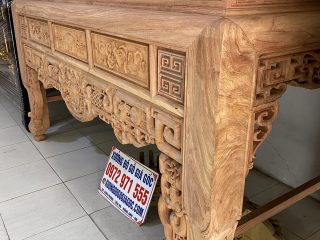 Án gian gỗ hương đá chân 14 (Chú Thiệp, Thanh Hóa)