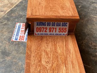 Kệ tivi trơn 2m4 gỗ hương đá hàng siêu đỉnh cao (Anh Hòa, Hà Nội)