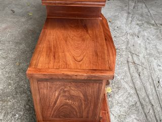 Kệ vát 2m37 gỗ hương đá hàng vip chọn vân đỉnh cao (Anh Tùng, Lạng Sơn)