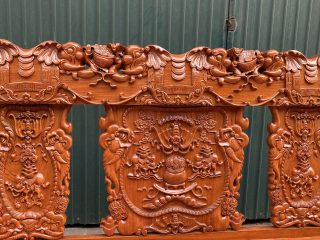 Bộ bàn ghế Minh quốc voi chiến 10 món gỗ hương đá hàng vip (Chú Nghiệp, Thanh Hóa)