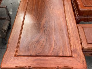 Bộ bàn ghế 6 món Minh quốc voi tay cột 12 gỗ hương đá (Chú Dũng, Nghệ An) của Đồ Gỗ Phạm Gia