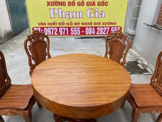 Mặt bàn nguyên khối đường kính 137cm