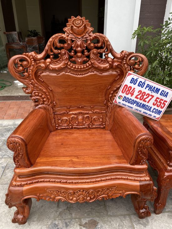 Ghế đơn bộ hoàng gia Chân 14 mẫu mới năm 2021