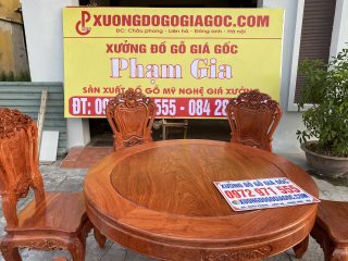 Bàn tròn đường kính 127cm