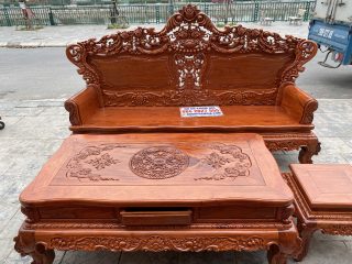 Ghế dài bàn ghế hoàng gia