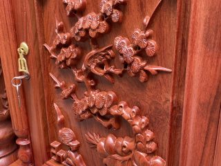 Ván cánh dày 2,5cm đục tích tứ quý