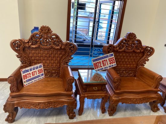 Bộ đôi ghế đơn và đôn kẹp ghế