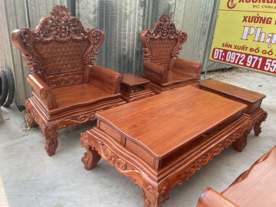 Bộ đôi ghế đơn và đôn kẹp ghế