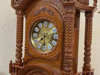 Đồng hồ Tứ trụ 230cm ( A Kiên - Quảng Yên ) của Đồ Gỗ Phạm Gia