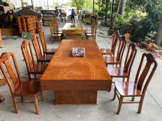 Mẫu bàn ăn đóng hộp 10 ghế