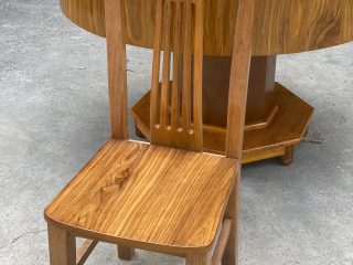 Ghế xẻ quạt gỗ cẩm vàng